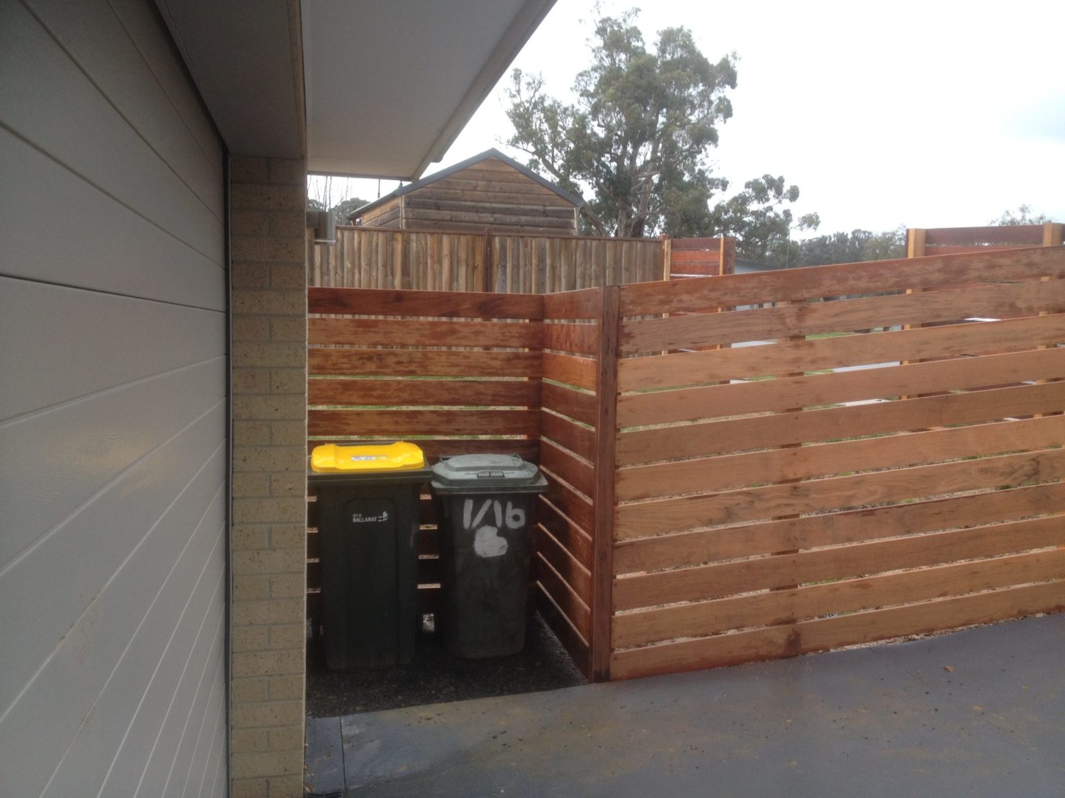 Timber Slat Fencing Adroit Fencing And Gates