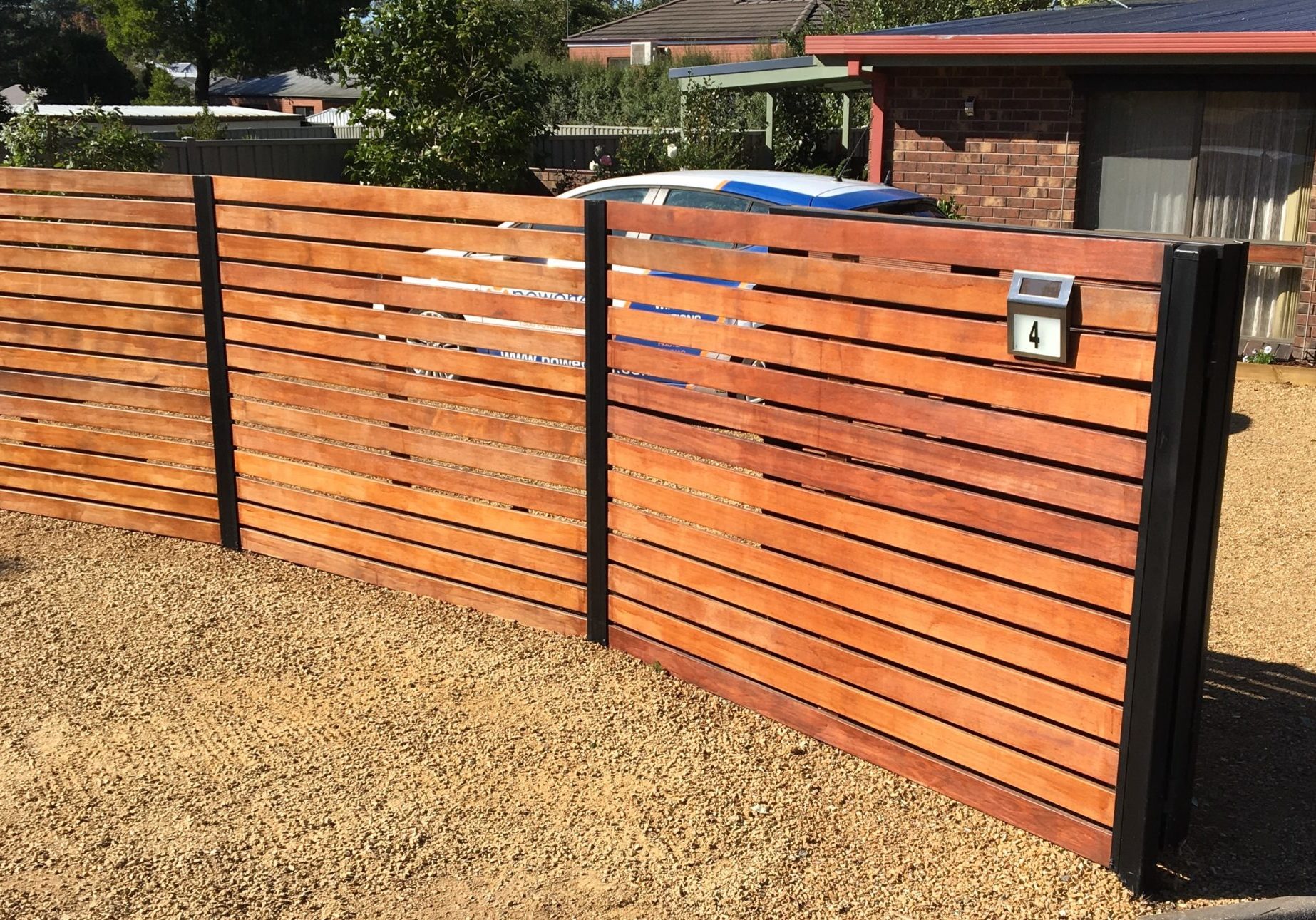 Slat Fencing Ballarat Adroit Fencing And Gates